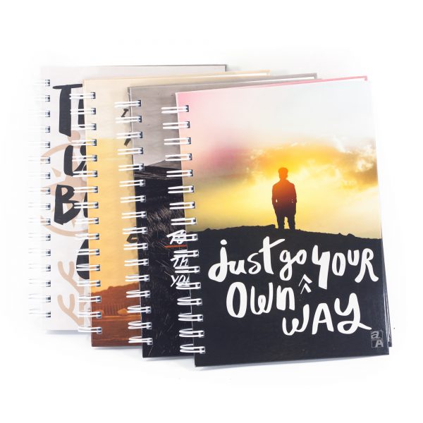 Hard cover A5 70g.100s.:My Way (Pack of 4)