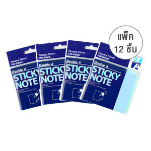 Sticky Note:76x76mm:Pastel blue (Pack of 12)