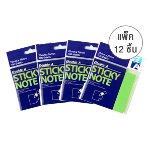 Sticky Note:76x76mm:Pastel Lime (Pack of 12)