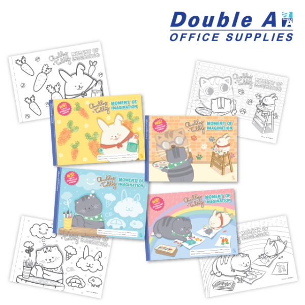 ชุดดินสอสีลบได้ ไอ-เพ้นท์ IP-PC- 24 สี พร้อมสมุดวาดเขียน Double A 1 เล่ม (คละแบบ) - Image 3