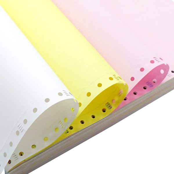 กระดาษต่อเนื่องเคมี GNR 9.5"x11" 3ชั้น ไม่มีเส้น - Image 2