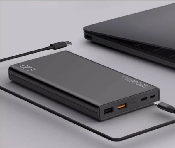 Eloop E29 แบตสำรอง Power Bank 30000 mAh (สีเทา) - Image 3