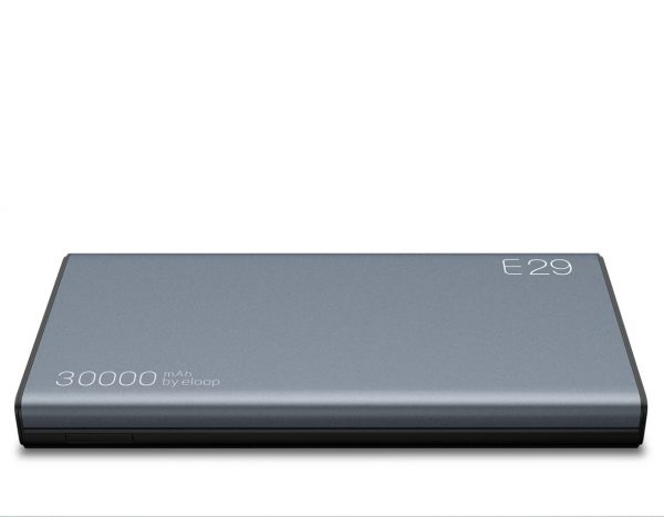 Eloop E29 แบตสำรอง Power Bank 30000 mAh (สีเทา) - Image 2