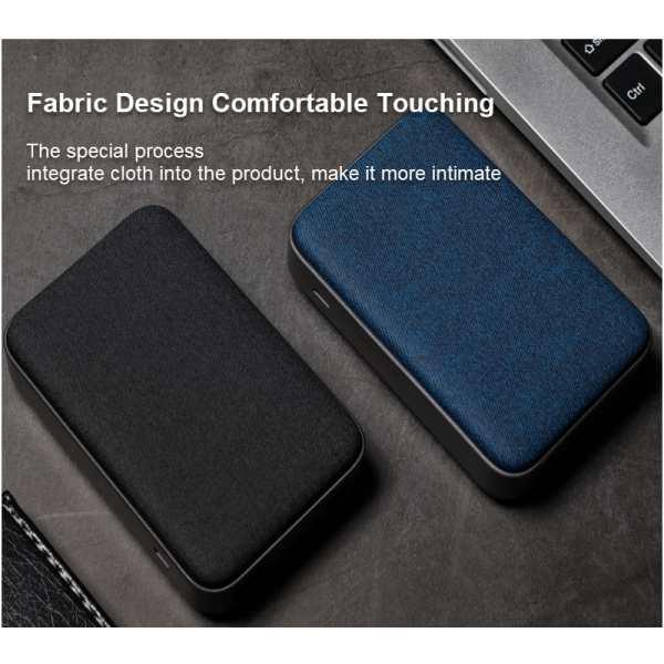 Eloop E33 แบตสำรอง Power Bank 10000 mAh (สีน้ำเงิน) - Image 3