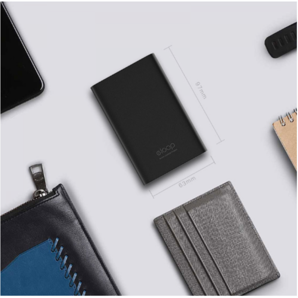Eloop E36 แบตสำรอง Power Bank 12000 mAh (สีเทา) - Image 4