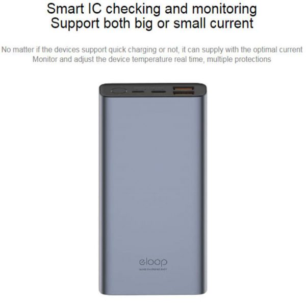 Eloop E37 แบตสำรอง Power Bank 22000 mAh (สีดำ) - Image 4