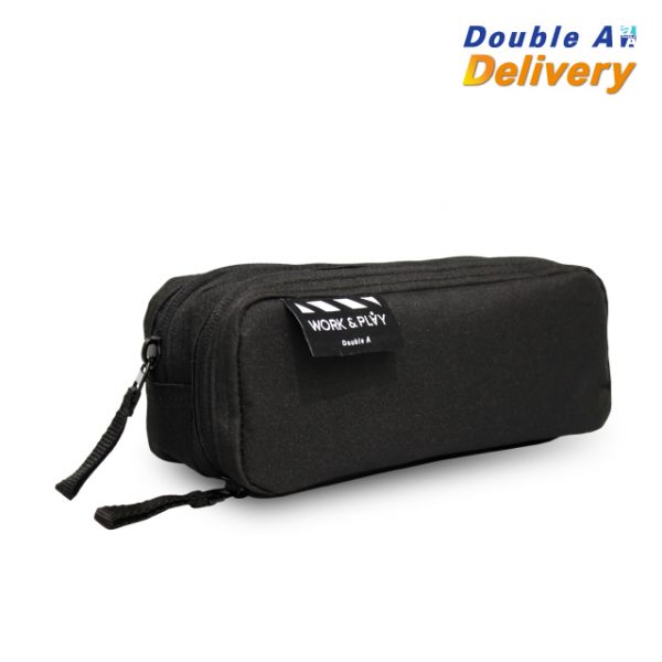 กระเป๋า Stationery ขนาด20x8x7 ซม. รุ่น Work&Play สีดำ