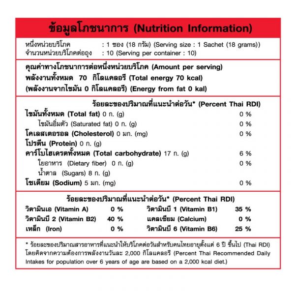 น้ำขิงฮอทต้า ขิงผงต้นตำรับผสมน้ำผึ้ง ขนาด 40 ซอง x 2 แพ็ค - Image 6