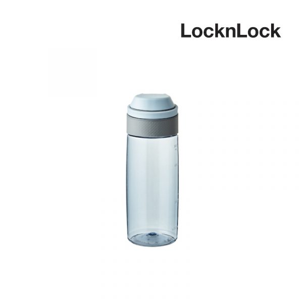LocknLock ขวดน้ำพกพา One Touch Water Bottle ความจุ 550 ml. รุ่น ABF762 สีฟ้า