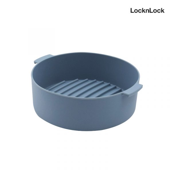 LocknLock ซิลิโคนบรรจุอาหารสำหรับหม้อทอดไร้น้ำมัน Silicone Basket 5 L. รุ่น CKB002 สีน้ำเงิน