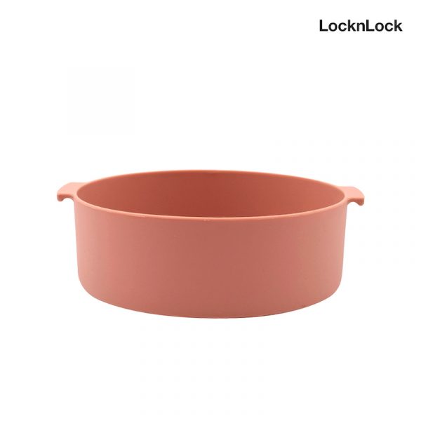 LocknLock ซิลิโคนบรรจุอาหารสำหรับหม้อทอดไร้น้ำมัน Silicone Basket 5 L. รุ่น CKB002 สีชมพู - Image 2