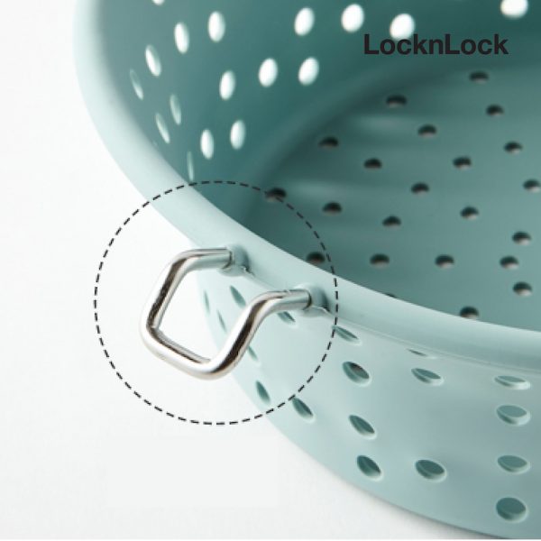 LocknLock กระชอนซิลิโคนเอนกประสงค์ Foldable Food Container รุ่น CKT203 สีชมพู - Image 2