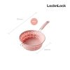 LocknLock กระชอนซิลิโคนเอนกประสงค์ Foldable Food Container รุ่น CKT203 สีชมพู