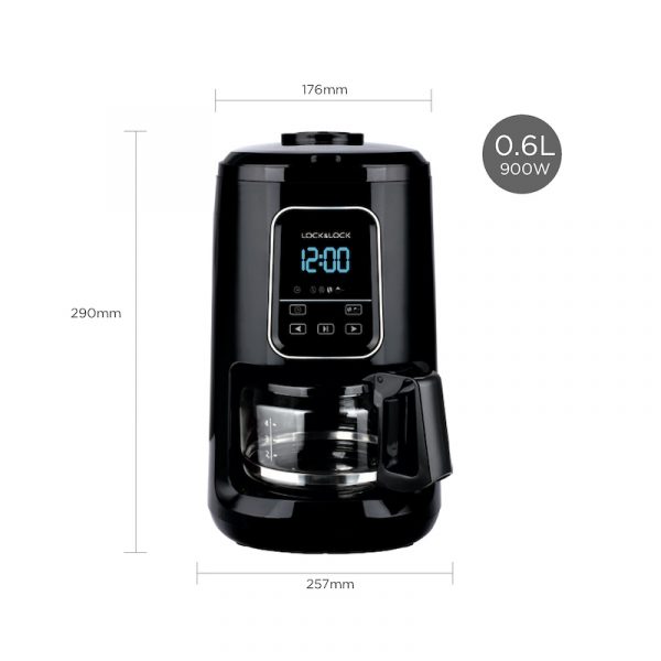 LocknLock เครื่องทำกาแฟอัตโนมัติ Digital Coffee Maker ความจุ 0.6 L. รุ่น EJC531 - Image 3