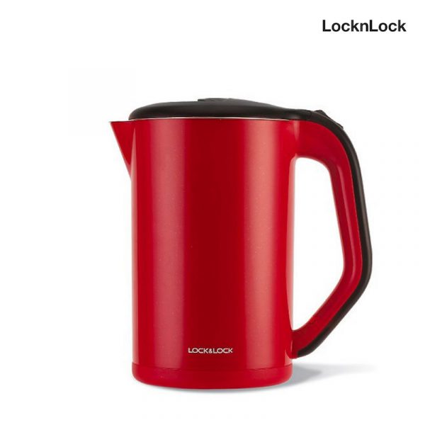 LocknLock กาต้มน้ำไฟฟ้า Electric Kettle ความจุ 1.7 L. รุ่น EJK738 สีแดง