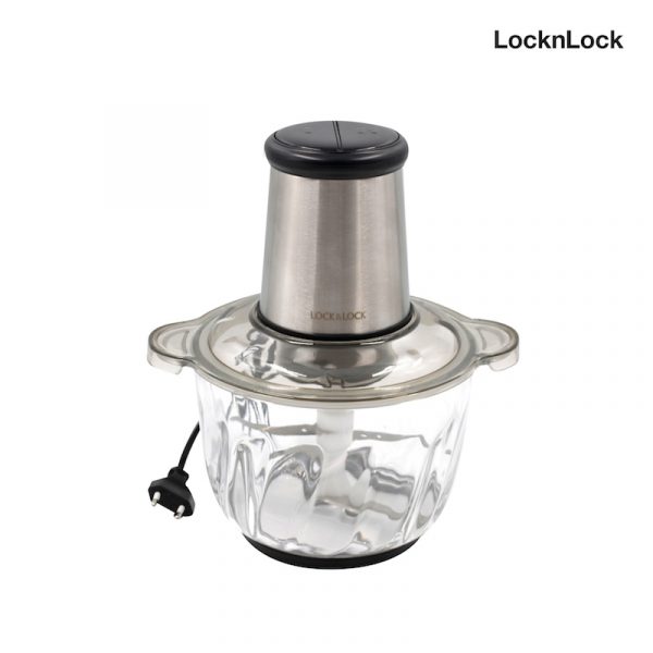LocknLock เครื่องบดสับ Meat Chopper Multifunction ความจุ 2.4 L. รุ่น EJM186SLV สีเงิน