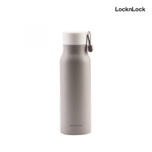 LocknLock กระบอกสุญญากาศ เก็บความร้อน-เย็น NAME TUMBLER 500ml LHC4125 สีเทา