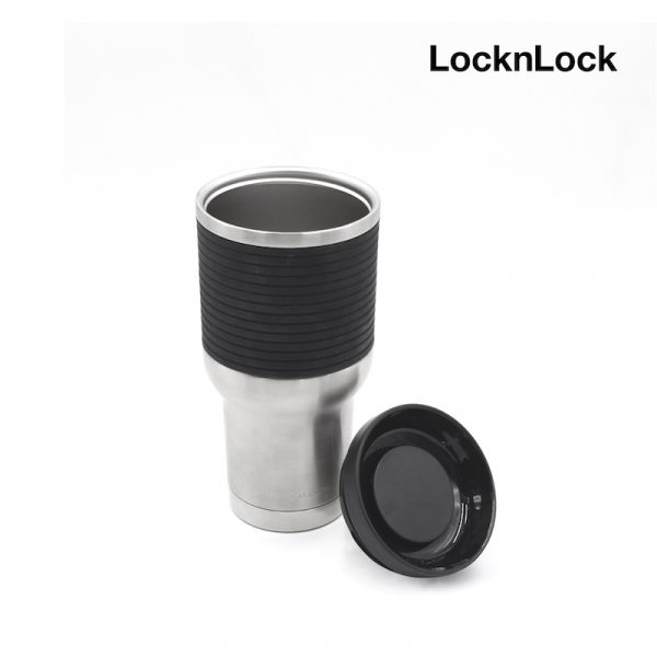 LocknLock แก้วเก็บอุณหภูมิ Cylinder Tumbler ความจุ 550 ML. รุ่น LHC4144SLV สีเงิน - Image 2