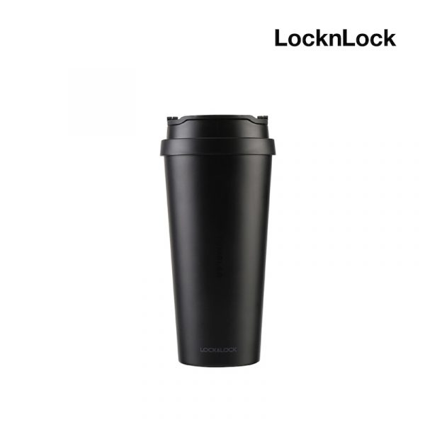 LocknLock แก้วเก็บอุณหภูมิ Clip Tumbler ความจุ 540 ml. รุ่น LHC4151 สีดำ