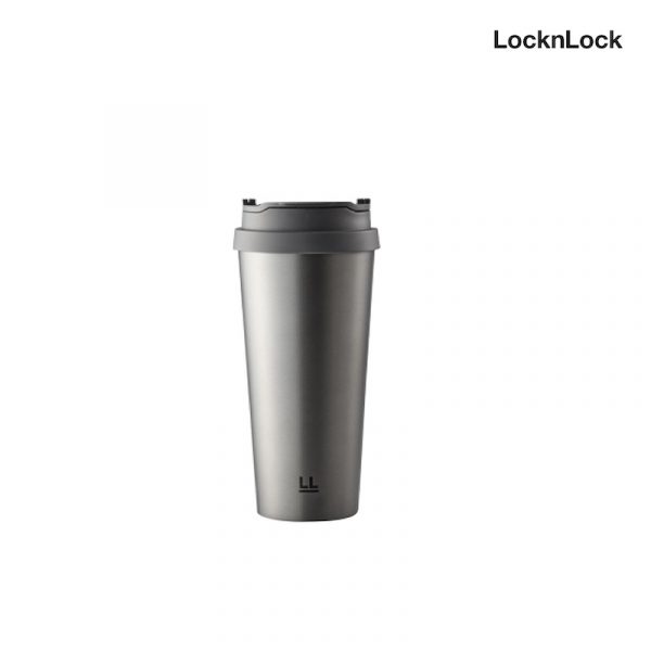 LocknLock แก้วเก็บอุณหภูมิ Clip Tumbler ความจุ 540 ml. รุ่น LHC4151 สีเทา