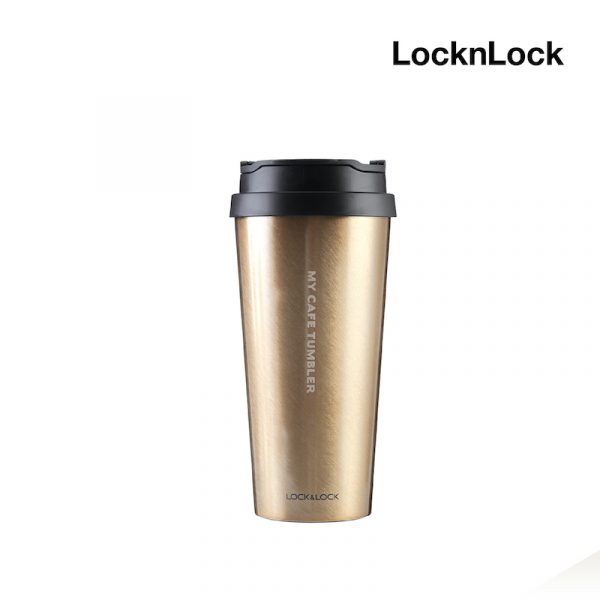 LocknLock แก้วเก็บอุณหภูมิ Clip Tumbler ความจุ 540 ml. รุ่น LHC4151 สีทอง