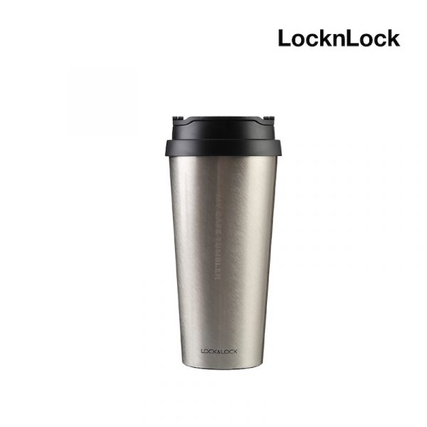 LocknLock แก้วเก็บอุณหภูมิ Clip Tumbler ความจุ 540 ml. รุ่น LHC4151 สีเงิน
