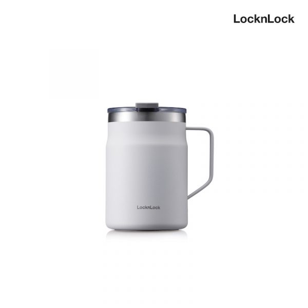 LocknLock แก้วน้ำเก็บอุณหภูมิ Metro Mug ความจุ 475 ml. รุ่น สีขาว