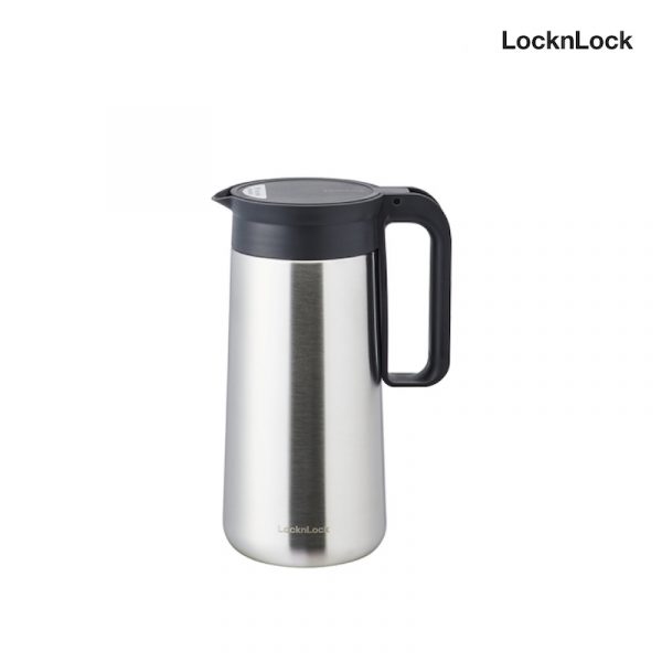 LocknLock เหยือกน้ำสแตนเลสมีหูจับ Stainless Steel Jug ความจุ 1.4 L. รุ่น LHC7002SLV สีเงิน