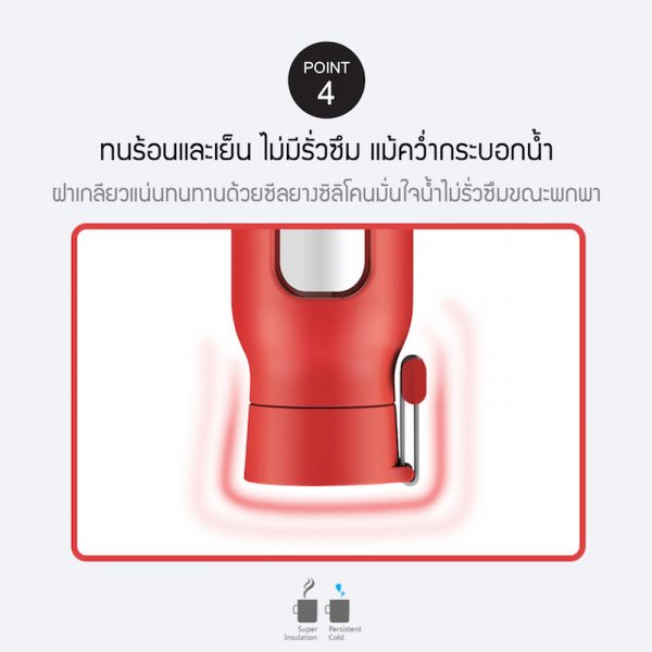LocknLock กระบอกน้ำแก้วโบโรซิลิเกต Name Glass Water Bottle ความจุ 350 ml. รุ่น LLG651 สีดำ - Image 6