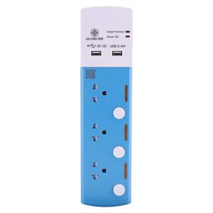 Toshino รางปลั๊ก 3ช่อง +2USB สาย 3x0.75 3ม.รุ่น TSP-3T