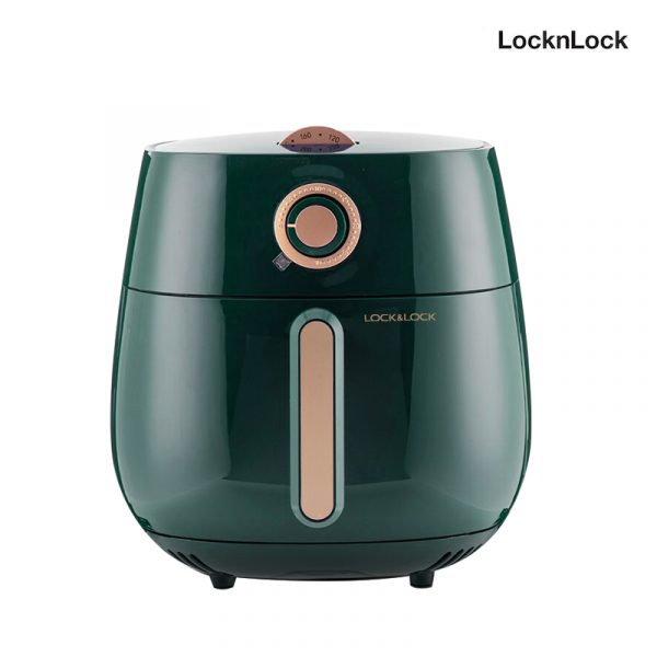 LocknLock หม้อทอดไร้น้ำมันรุ่นเรโทร 4 ลิตร Retro Air Fryer 4L รุ่น EJF173GRN สีเขียว