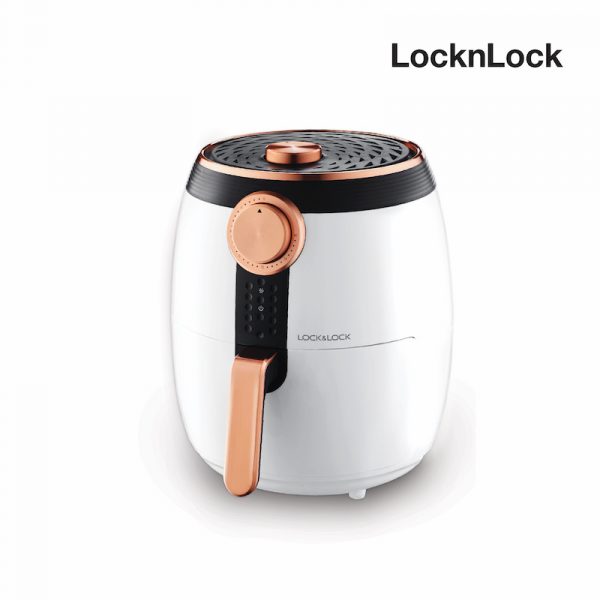 LocknLock หม้อทอดไร้น้ำมัน Air Fryer Analog 4 ลิตร รุ่น EJF176WHT สีขาว