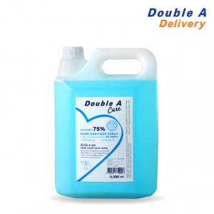 Double A Care แอลกอฮอล์ ผลิตภัณฑ์ทำความสะอาดมือ ไม่ใช้น้ำ กลิ่น Blue Sea ขนาด 5,000 ml.