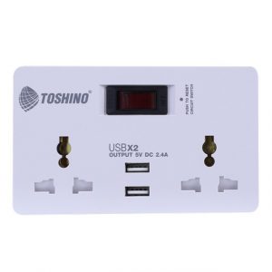 Toshino SMART ADAPTER รุ่น TW-2USB