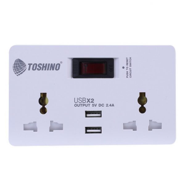 Toshino SMART ADAPTER รุ่น TW-2USB