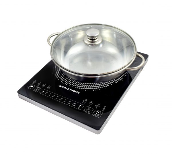 SMARTHOME เตาแม่เหล็กไฟฟ้าพร้อมหม้อสแตนเลส รุ่น IN-1500