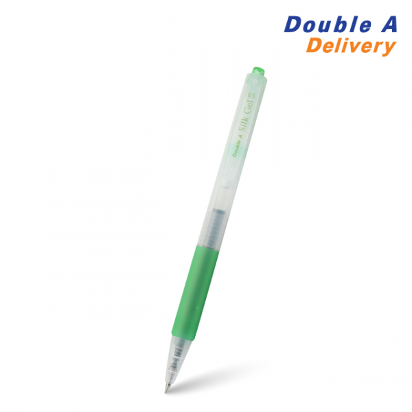 ปากกาเจลสี Double A Silk Gel Pen 0.5 มม. สีเขียว Forest Green