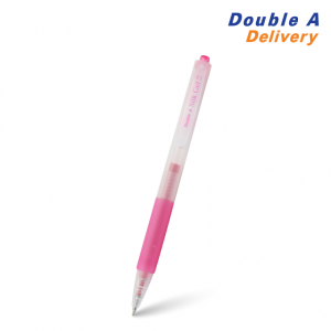 ปากกาเจลสี Double A Silk Gel Pen 0.5 มม. สีชมพู Rose Pink