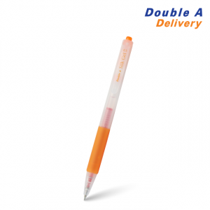 ปากกาเจลสี Double A Silk Gel Pen 0.5 มม. สีส้ม Carrot Orange