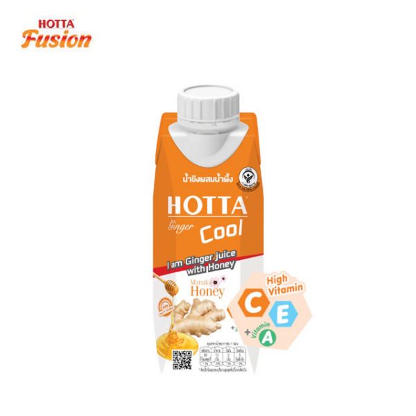 [NEW!] ฮอทต้า จินเจอร์ คูล น้ำขิงผสมน้ำผึ้ง 250 มล.
