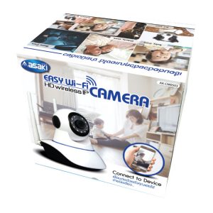 Asaki AK-CM0503 กล้องวงจรปิดไร้สาย (แถมฟรีชุดเมมโมรี่การ์ด 8 GB คละสี)