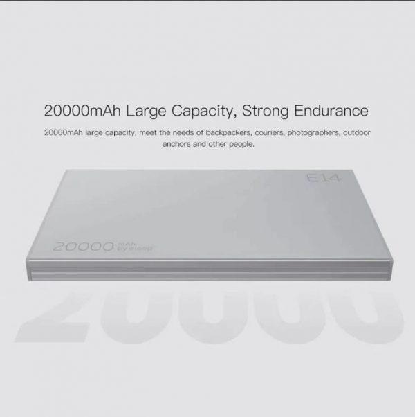 Eloop Powerbank E14 PRO (20000 mAh) สีเขียว / Green - Image 2
