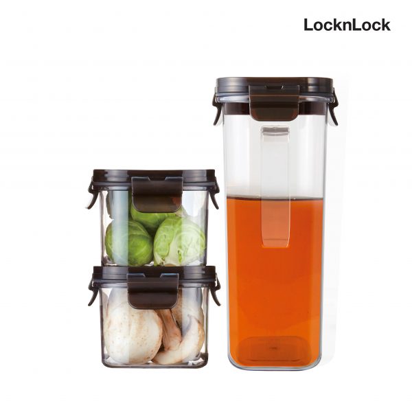 LocknLock - Bisfree Modular Set เซตกล่องถนอมอาหาร 3 ชิ้น รุ่น LBF402S3 - Image 3