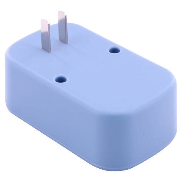Toshino ปลั๊กแปลงขาแบน+2 USB 2.4A (10A) สีฟ้า รุ่น PU-10AB - Image 3