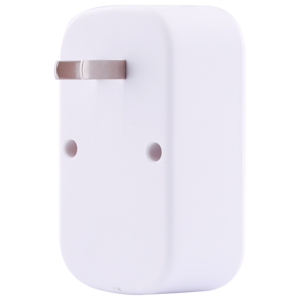 Toshino ปลั๊กแปลงขาแบน+2 USB 2.4A (10A) สีขาว รุ่น PU-10AW - Image 4