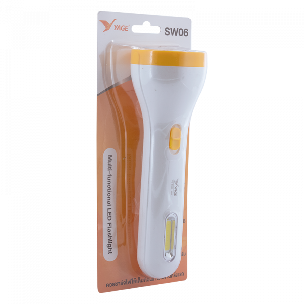 ไฟฉาย LED 1 ดวง 1 W + 1W COB รุ่น YG-SW06W - Image 2
