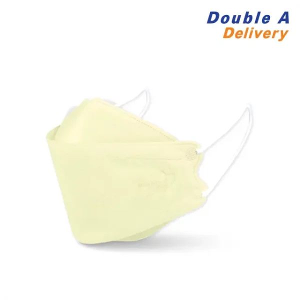 Double A Care หน้ากากอนามัยทางการแพทย์ 3D V-SHAPE Smart FIT สีครีม