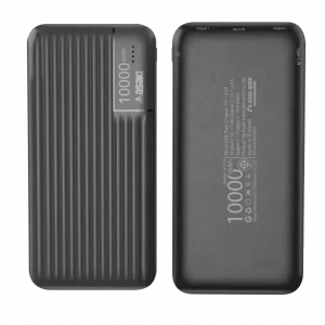 Asaki อุปกรณ์สำรองไฟแบบพกพา Power bank ความจุ  10000 mAh สีดำ รุ่น A-B3556