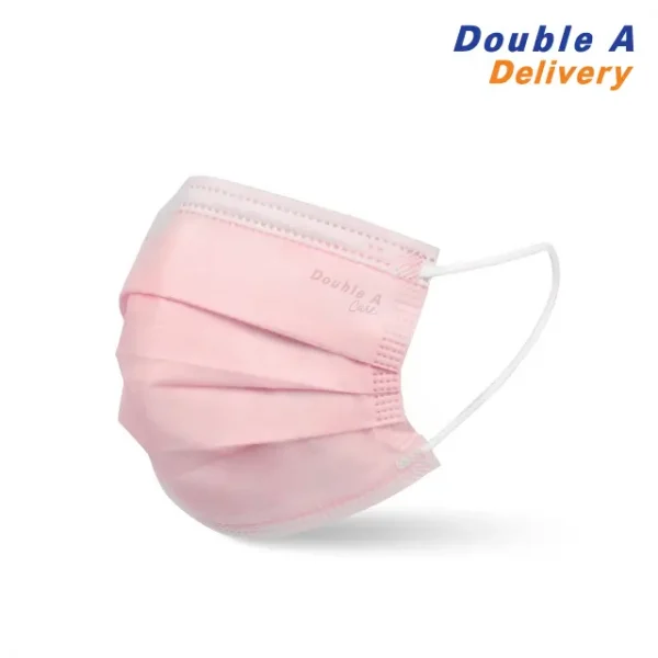 หน้ากากอนามัย 3 ชั้น SURGICAL MASK 3L-สีชมพู[แบบกล่อง]