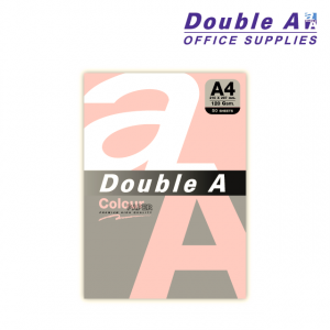 กระดาษสี / การ์ดสี A4 120 แกรม แพ็ค 50 แผ่น สี Pink-Rose